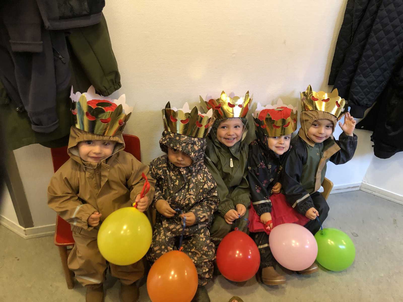 Udklædte børn i Vuggestuen Grønnegade